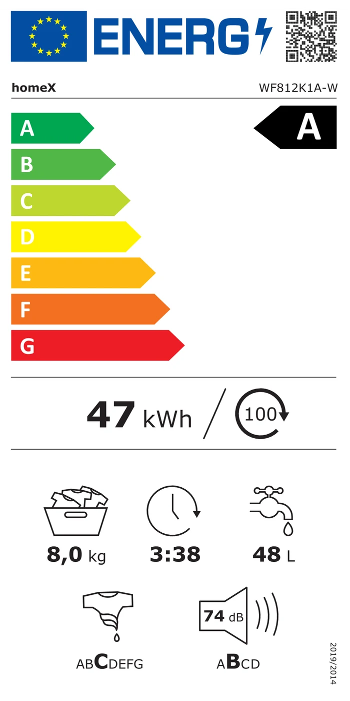EU-Energielabel – Energieeffizienzklasse A