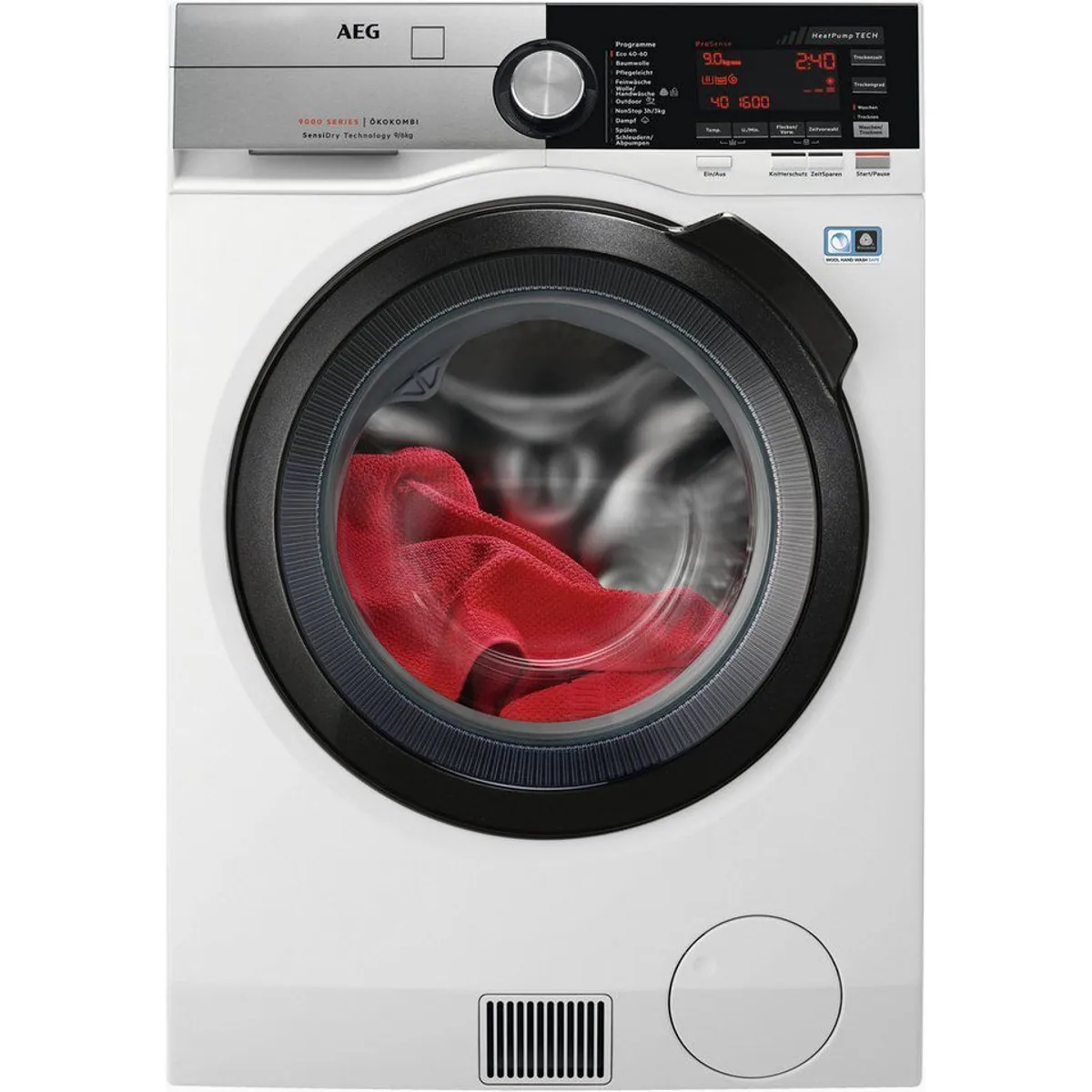 AEG Waschtrockner 9000 SensiDry L9WEF80690, 9 kg, 6 kg, 1600 U/min, AbsoluteCare