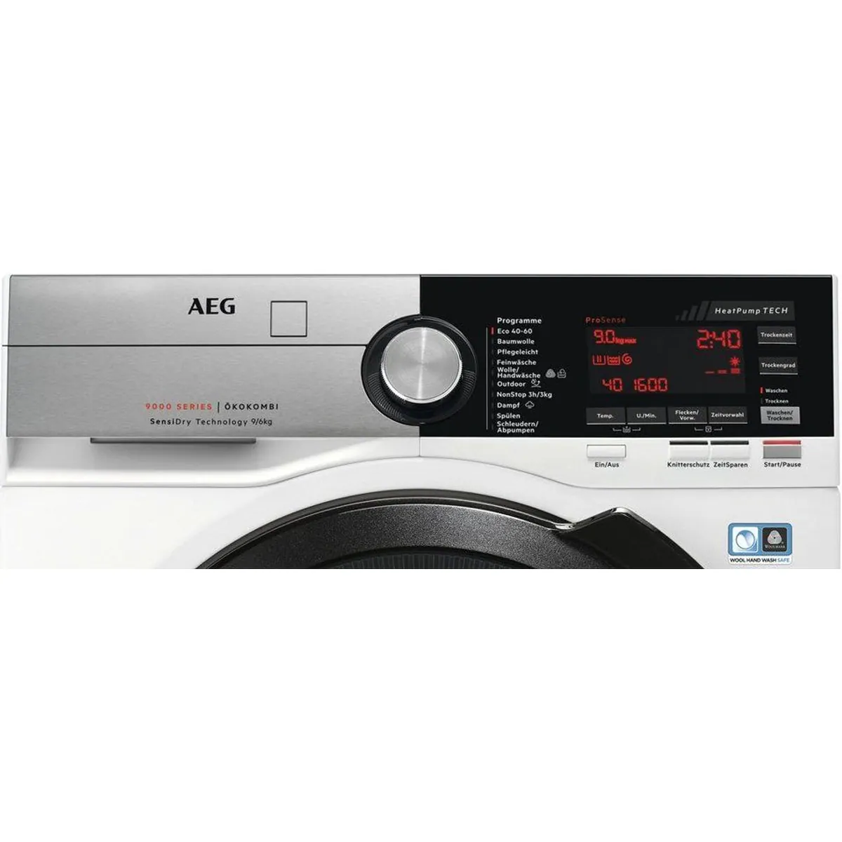 AEG Waschtrockner 9000 SensiDry L9WEF80690, 9 kg, 6 kg, 1600 U/min, AbsoluteCare 2