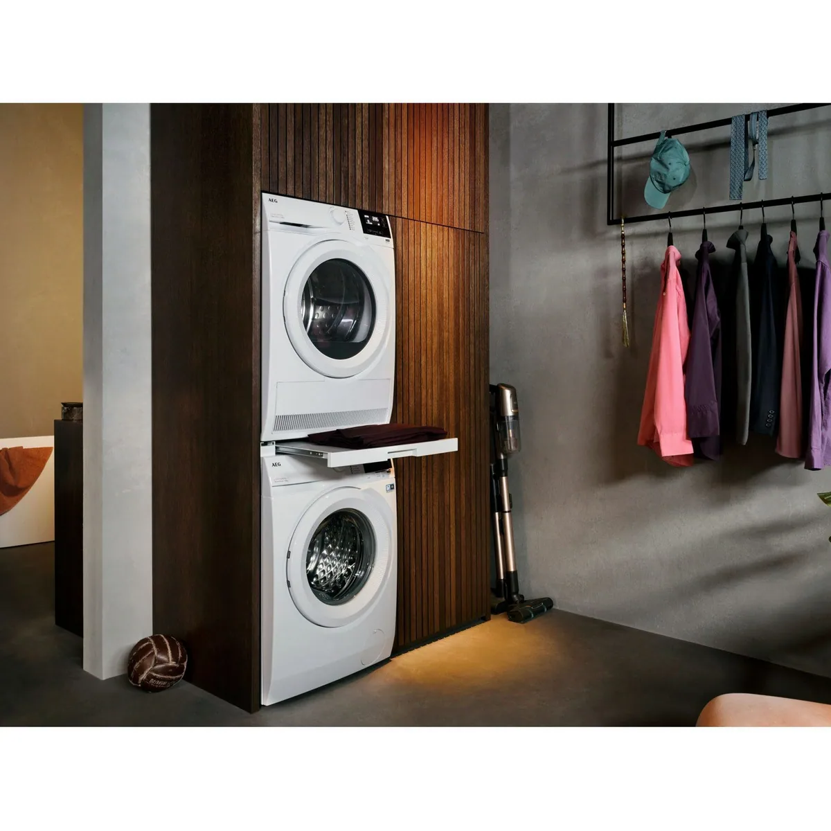AEG Wärmepumpentrockner TR8T70680, Energieeffizienzklasse C, 8 kg Fassungsvermögen, Knitterschutz 5