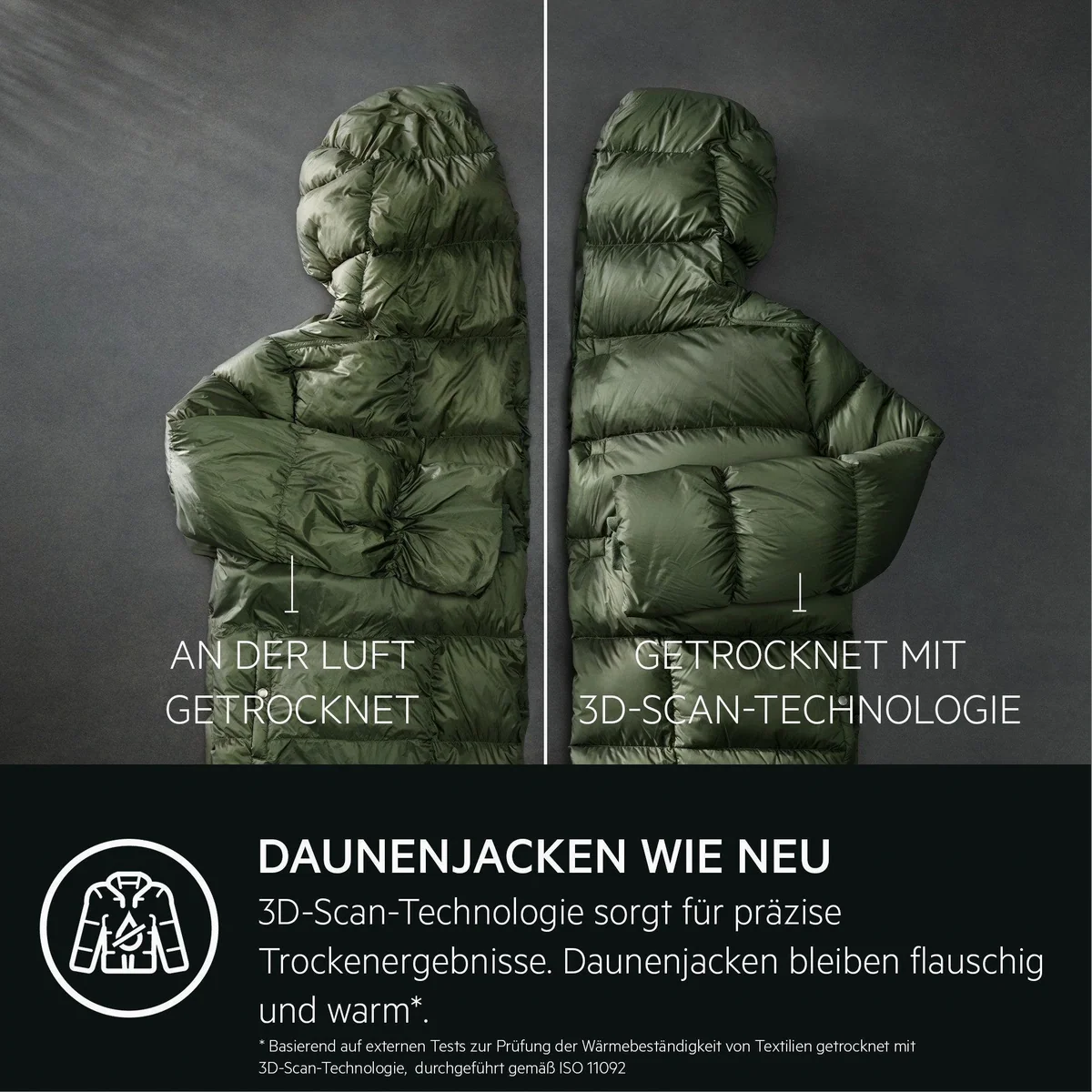 AEG Wärmepumpentrockner 9000 AbsoluteCare Plus TR9T75680, 3D-Scan-Technologie, energiesparend, Hygienefunktion 4