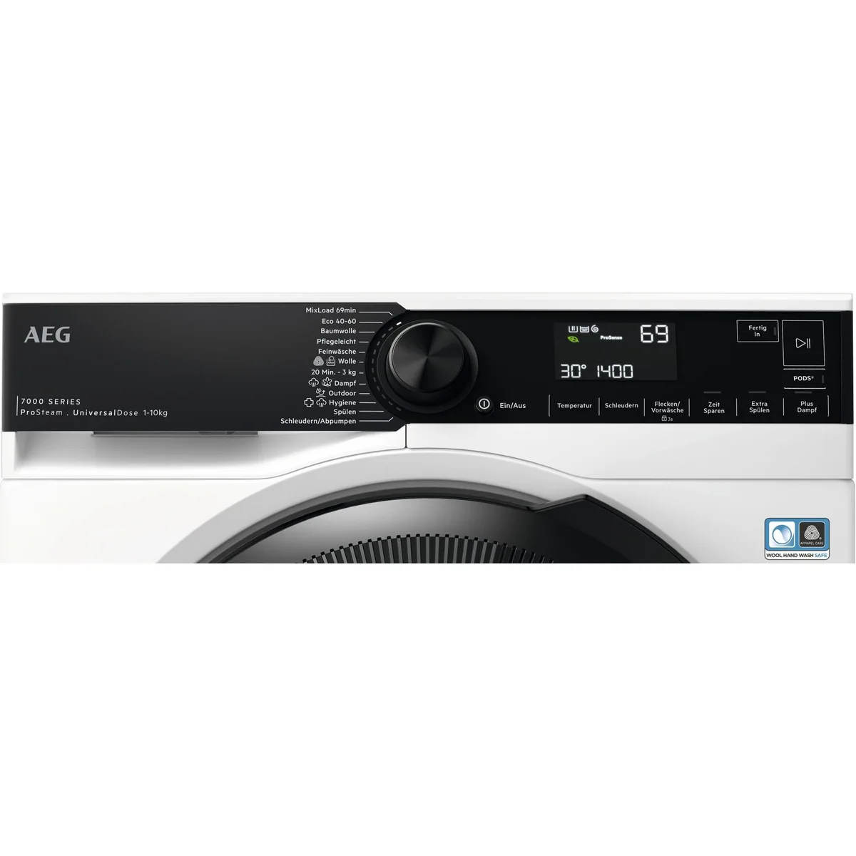 AEG LR7EA410FL 7000 ProSteam Waschmaschine, 10 kg, 1400 U/min, Invertermotor 2
