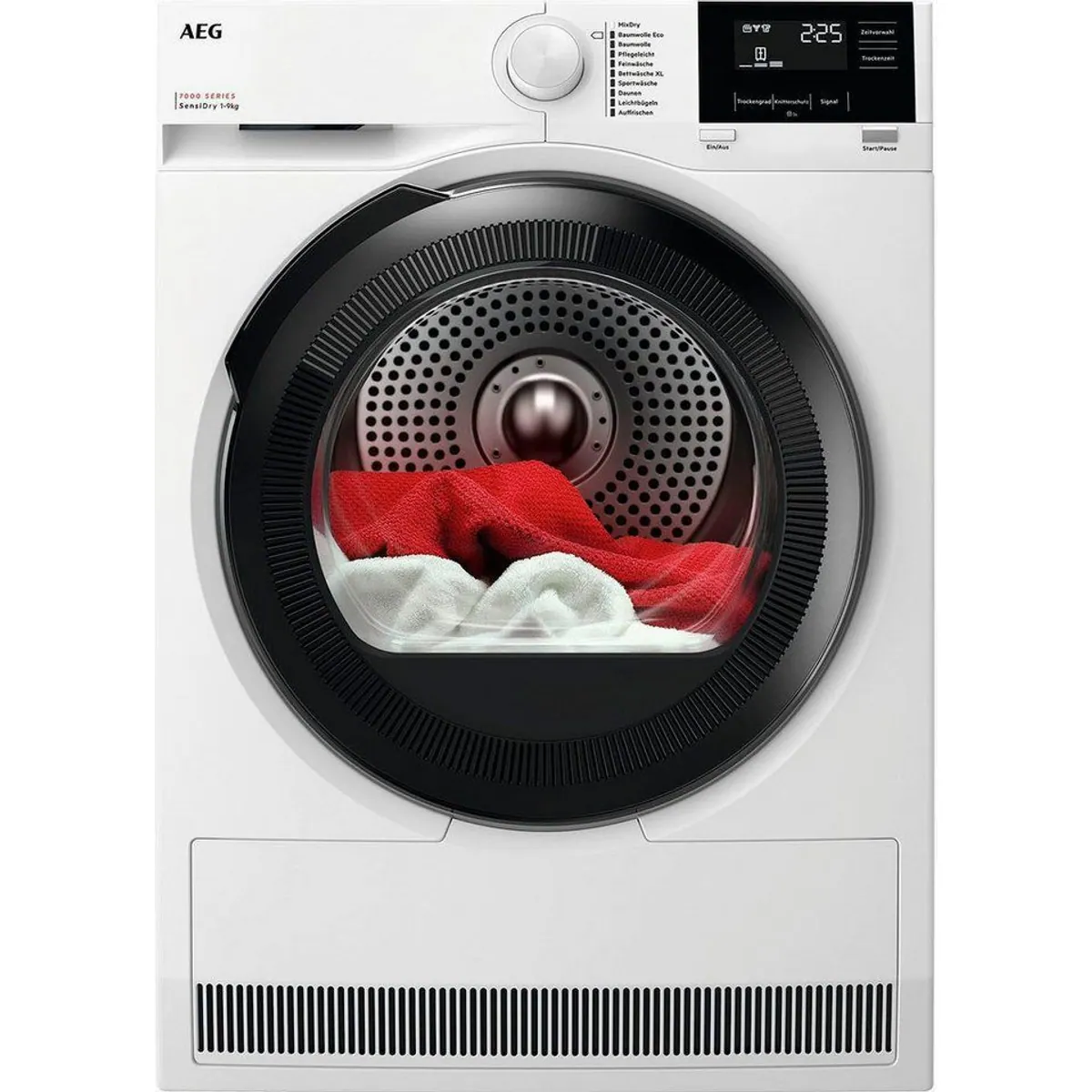 AEG Wärmepumpentrockner TR7T60690, energieeffizient, 9 kg Fassungsvermögen, Knitterschutz