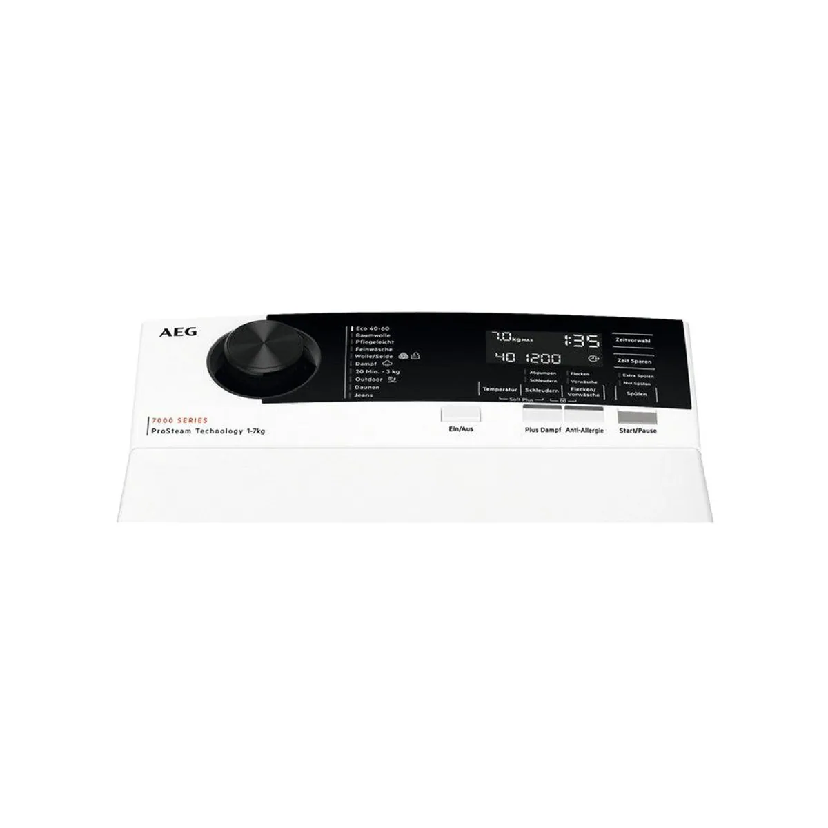 AEG LTR7A37STL Toplader-Waschmaschine, 7 kg, 1300 U/min, ProSteam-Technologie 2