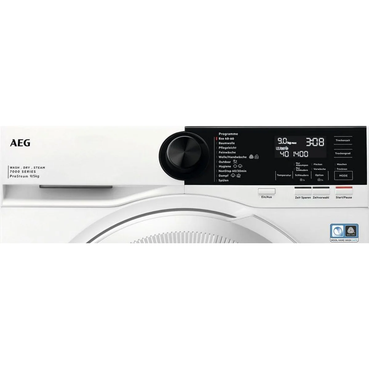 AEG Waschtrockner LWR859WT, 9 kg Wasch- und 5 kg Trockenkapazität, ProSteam-Technologie 2