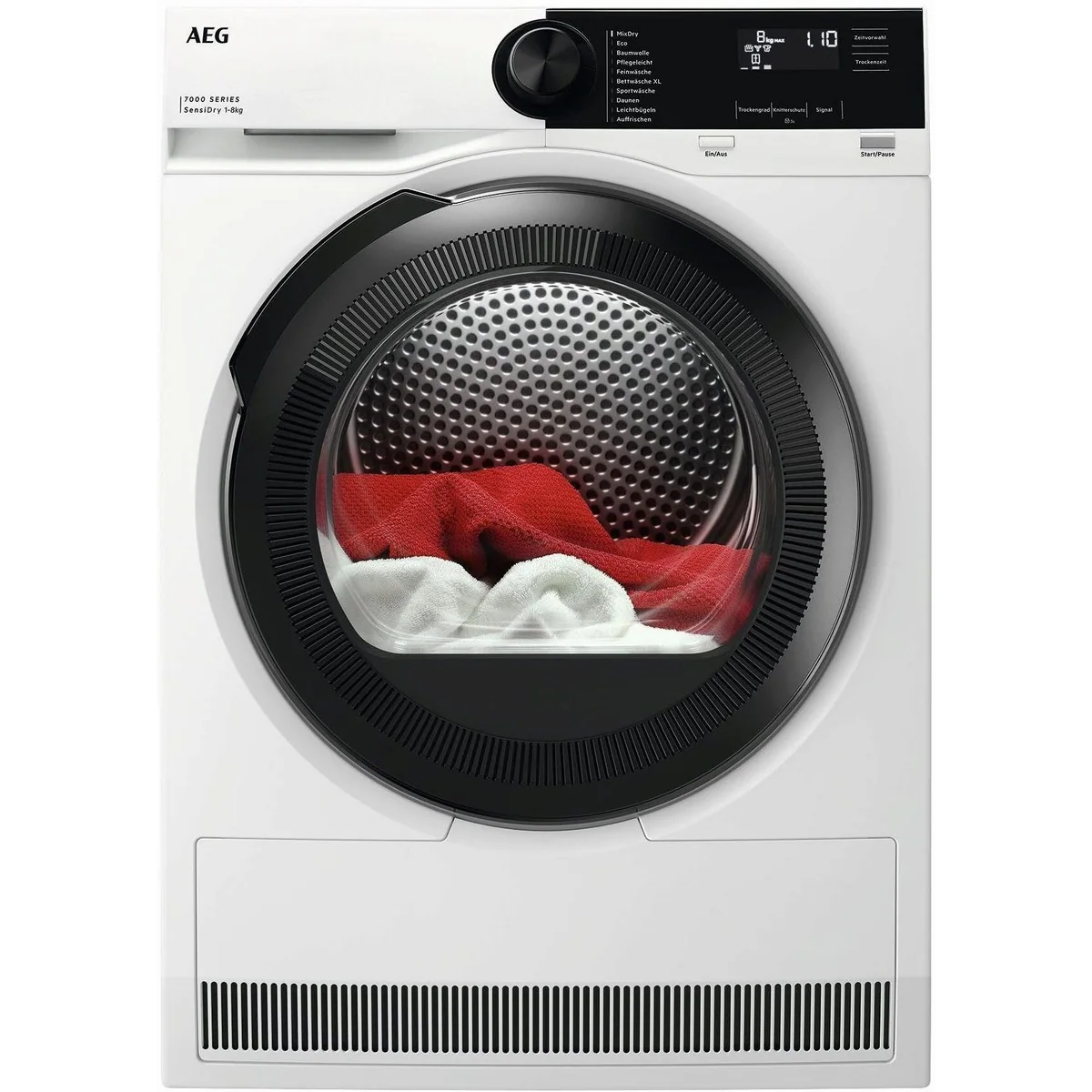 AEG Wärmepumpentrockner TR7TC86, effiziente Wärmepumpentechnologie, SensiDry-System