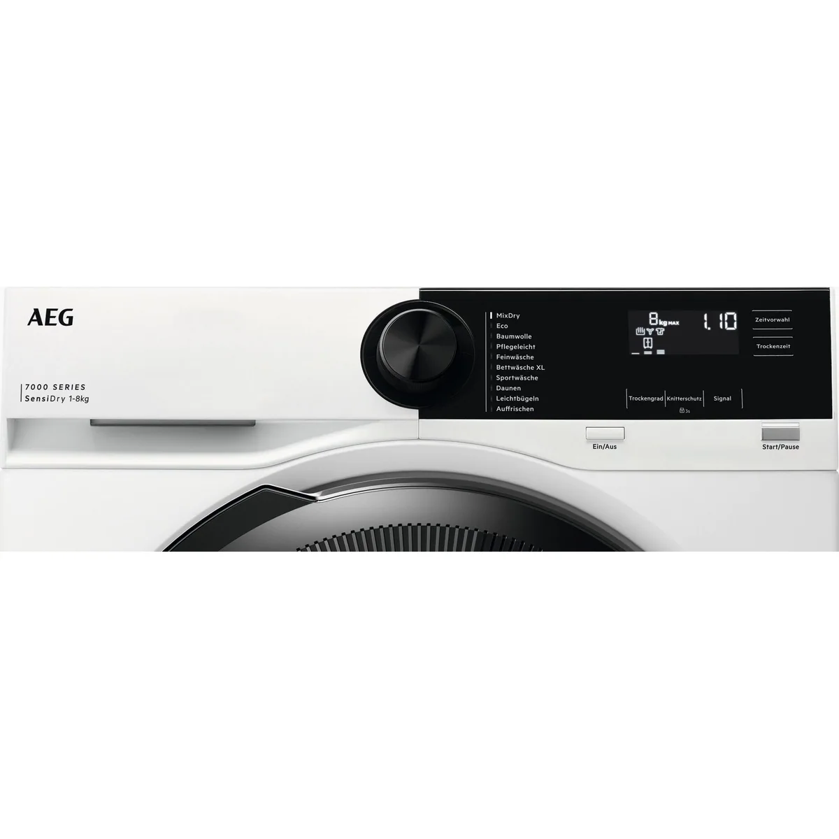 AEG Wärmepumpentrockner TR7TC86, effiziente Wärmepumpentechnologie, SensiDry-System 2