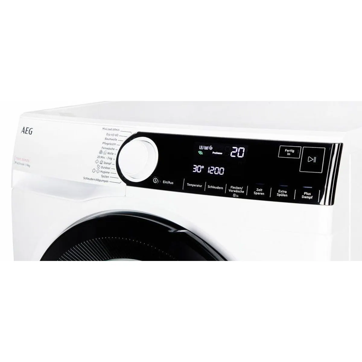 AEG LR7GA49FL Waschmaschine, 9 kg, 1400 U/min, ProSteam Dampffunktion 4