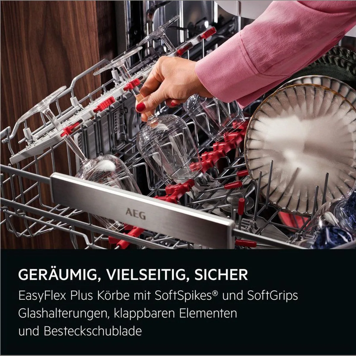 AEG GI8200A2TC Geschirrspüler, 60 cm, 14 Maßgedecke, leise 38 dB, 8,4 l Wasserverbrauch 5
