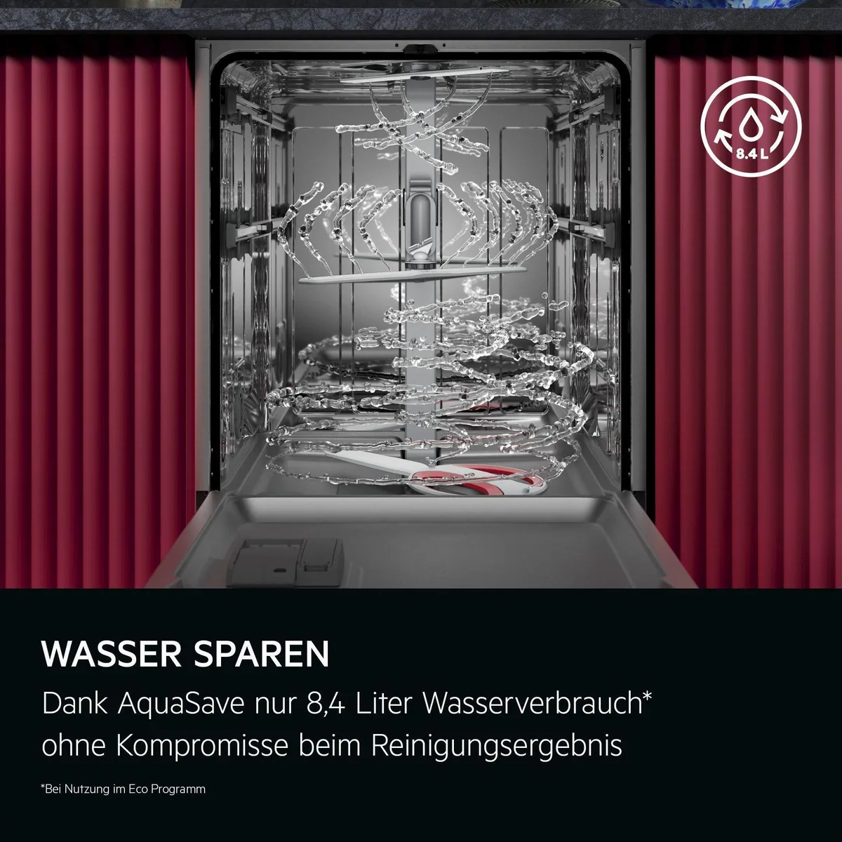 AEG GI8700B2SC Geschirrspüler XXL Serie 8000, 15 Maßgedecke, WiFi, effiziente Reinigungstechnologie 5