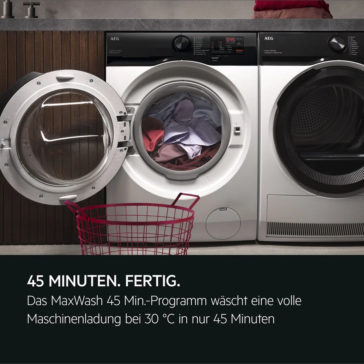 AEG LR6FE48FL Waschmaschine, 8 kg Fassungsvermögen, 1400 U/min, energieeffizient 2