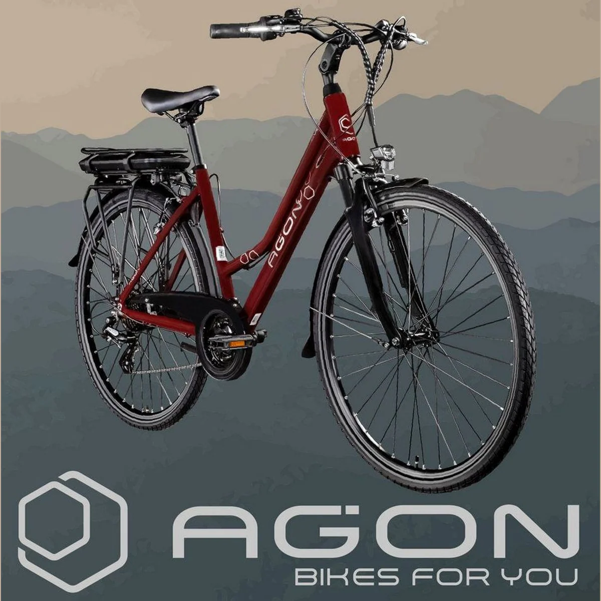 Agon Avesa E-Bike Trekkingrad, 21-Gang-Kettenschaltung, 374 Wh Akku — Komfort und Vielseitigkeit 5