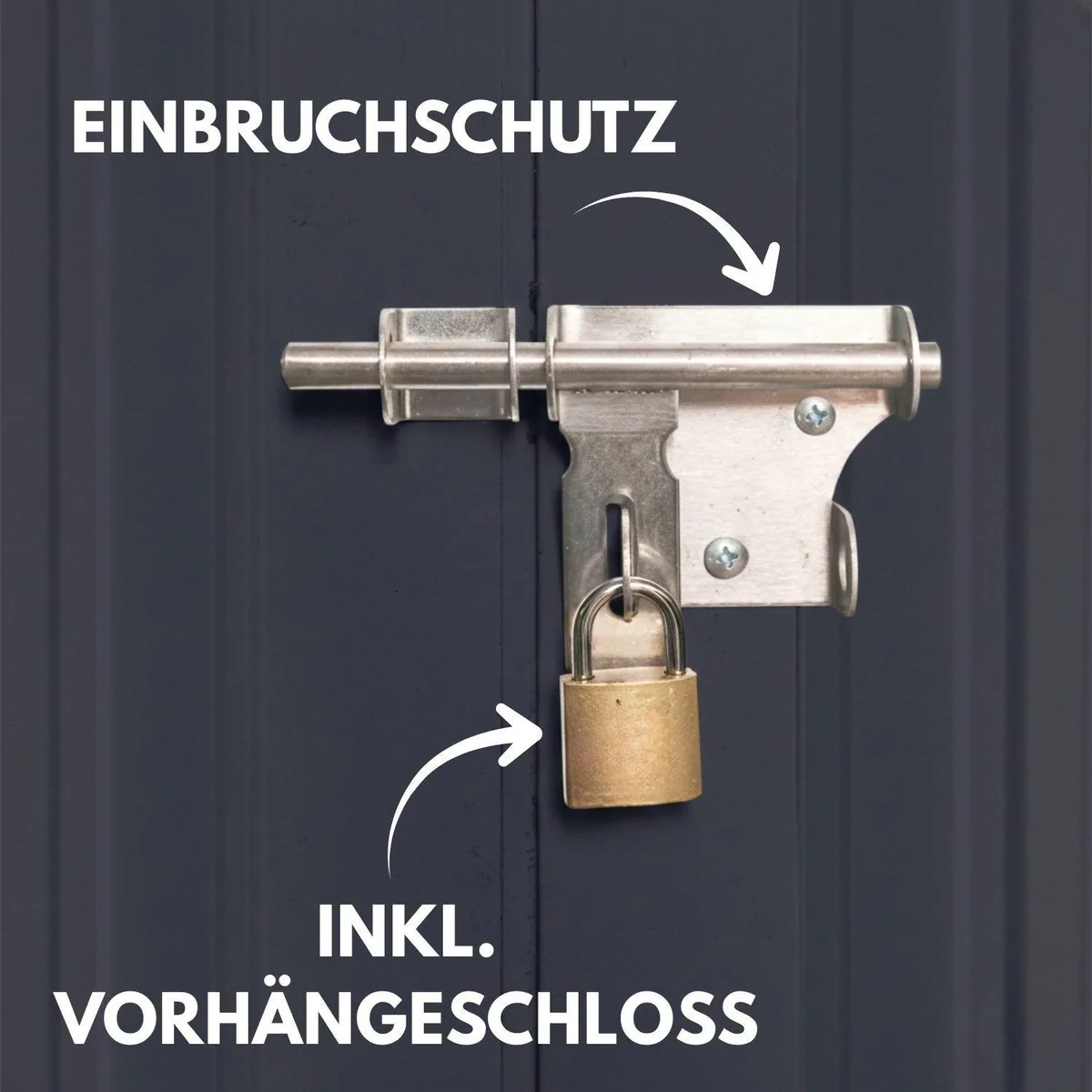 Albatros International Gerätehaus Premium Fahrradgarage, robust, abschließbar, wetterfest — BxT: 203x229 cm 4