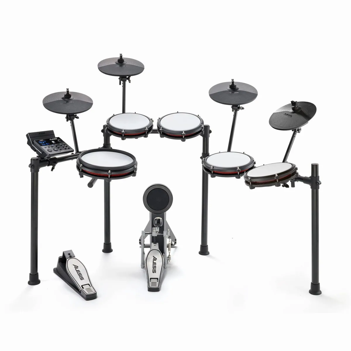 ALESIS Nitro Max E-Drum Set, inkl. Expansion Pack und Zubehör