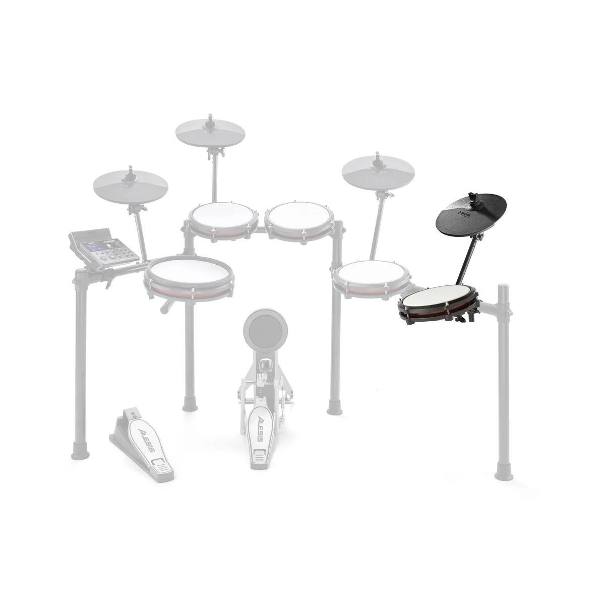 ALESIS Nitro Max E-Drum Set, inkl. Expansion Pack und Zubehör 3