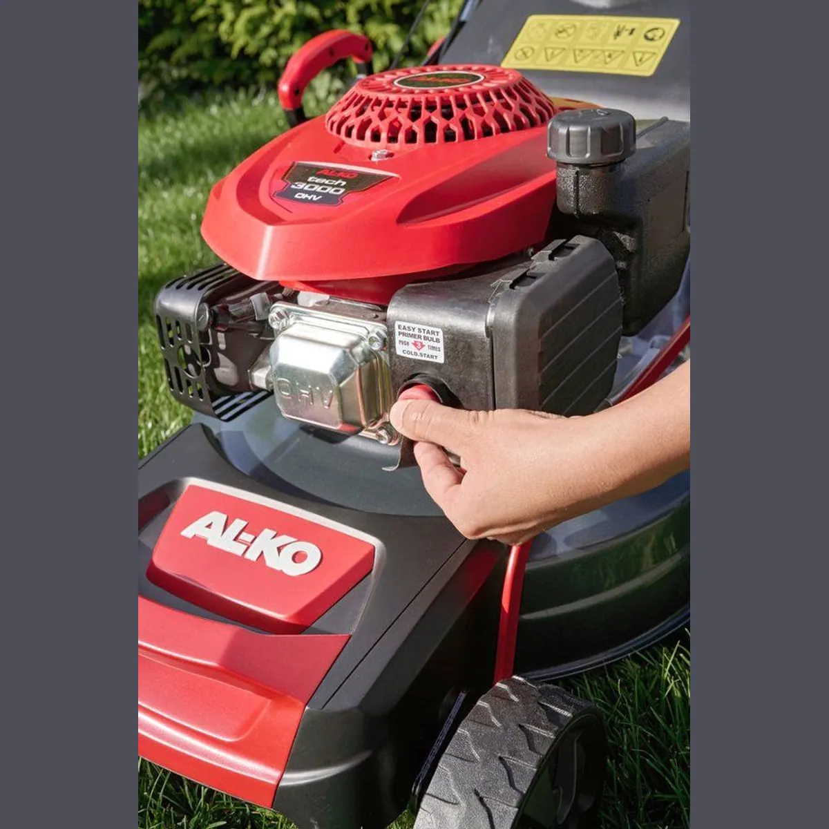 AL-KO 4.16 P-D EASY Benzinrasenmäher, 1,2 kW Motor, zentrale 7-fach Schnitthöheneinstellung 2
