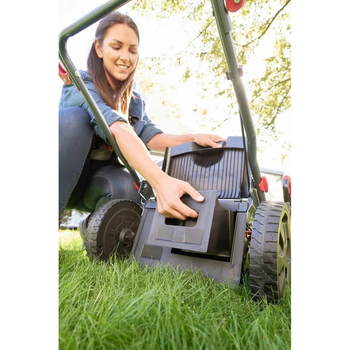 AL-KO 4.16 P-D EASY Benzinrasenmäher, 1,2 kW Motor, zentrale 7-fach Schnitthöheneinstellung 4