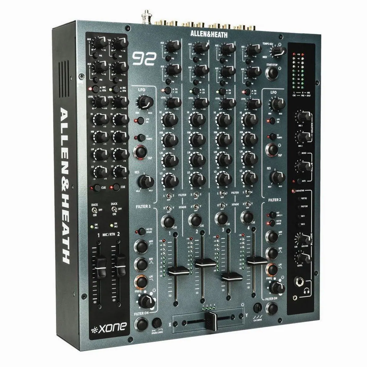 Allen & Heath XONE:92 MK2, 100 % analog, präzise EQ-Regler, MIDI Sync 3