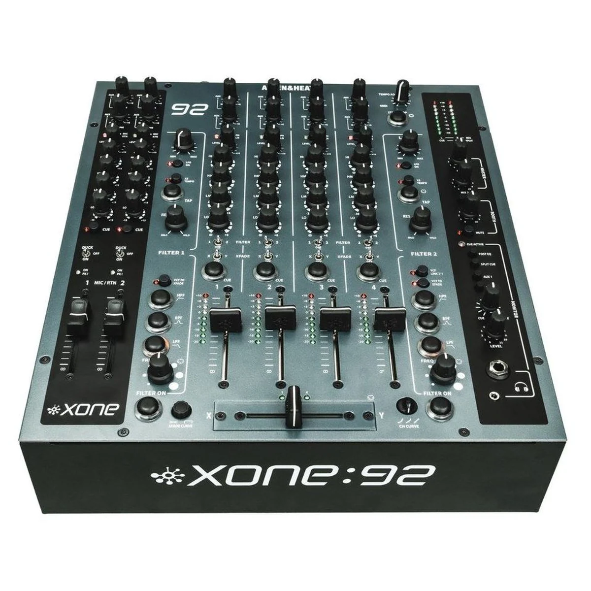 Allen & Heath XONE:92 MK2, 100 % analog, präzise EQ-Regler, MIDI Sync 4