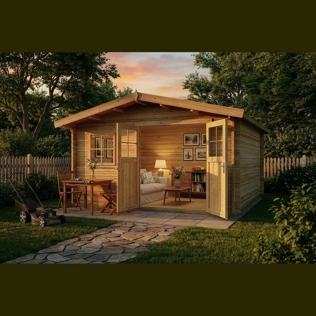 Alpholz Gartenhaus Valeria, 28 mm Wandstärke, großzügige Grundfläche — ideal für Garten und Hobby 3
