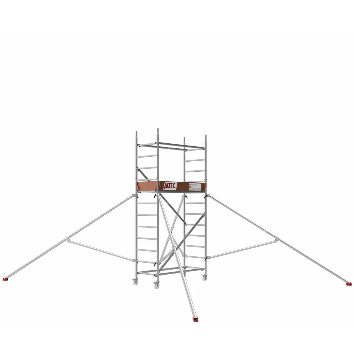 ALTEC Aluminium Fahrgerüst Rollfix 2.0, maximale Arbeitshöhe 10 m, TÜV geprüft