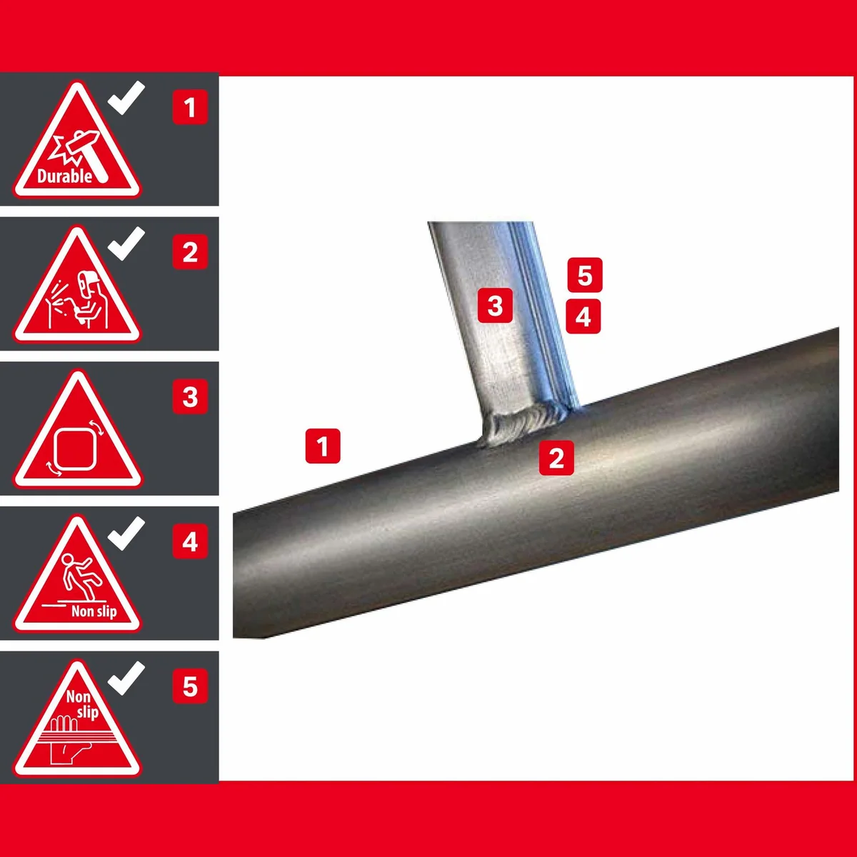 ALTEC Aluminium Fahrgerüst Rollfix 2.0, maximale Arbeitshöhe 10 m, TÜV geprüft 2