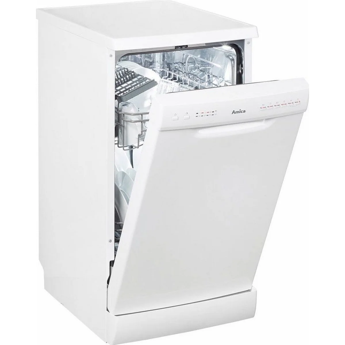 Amica GSP 14544-1 W, 9 Maßgedecke, flexibles Spülen, kompakte Bauweise 2