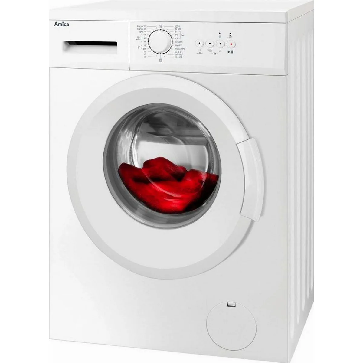 Amica WA 461 022 / PPS 61002 W Waschmaschine, 6 kg, 1000 U/min — Kindersicherung, Schaumerkennung, Startzeitvorwahl 4