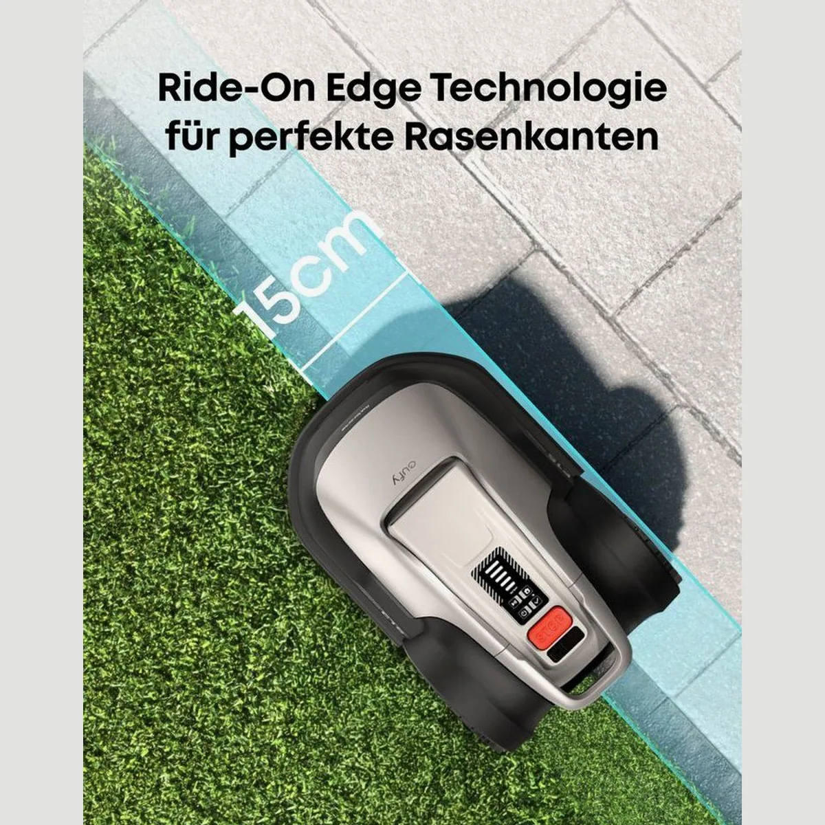Anker eufy Rasenmähroboter E15, App-Steuerung, Regensensor, bis 800 m² Rasenfläche 4