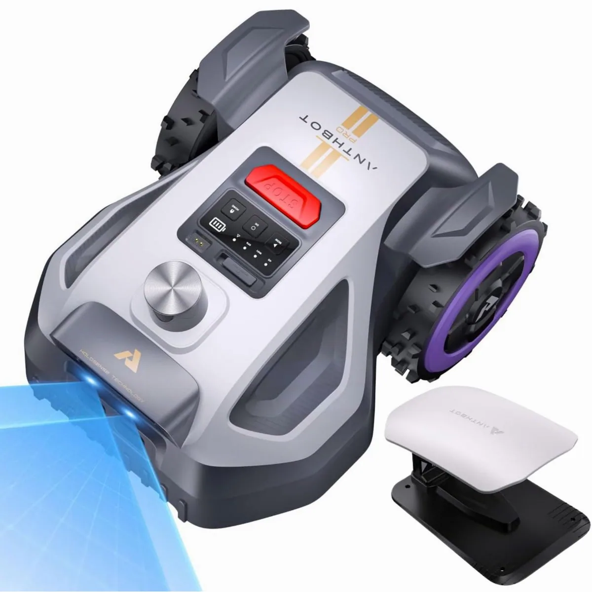 ANTHBOT M5 PRO Mähroboter, HoloSense Quad-Fusion, RTK-Set & Garage Pro — für bis zu 700 m² Rasenfläche
