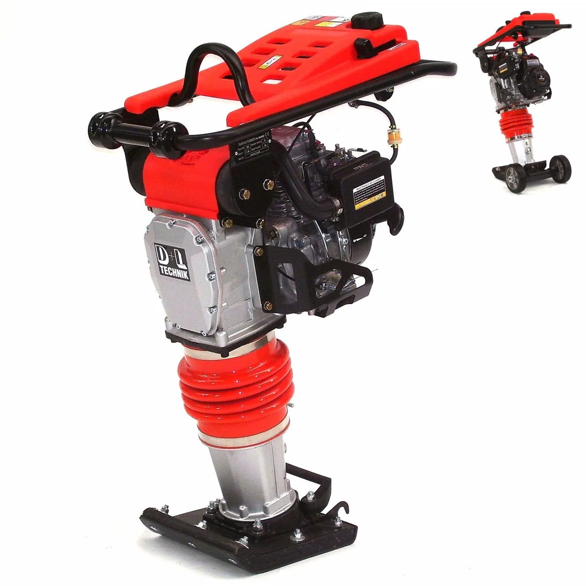 Apex Vibrationsstampfer 90, kraftvoller 4 PS Motor, stabile Stampferplatte