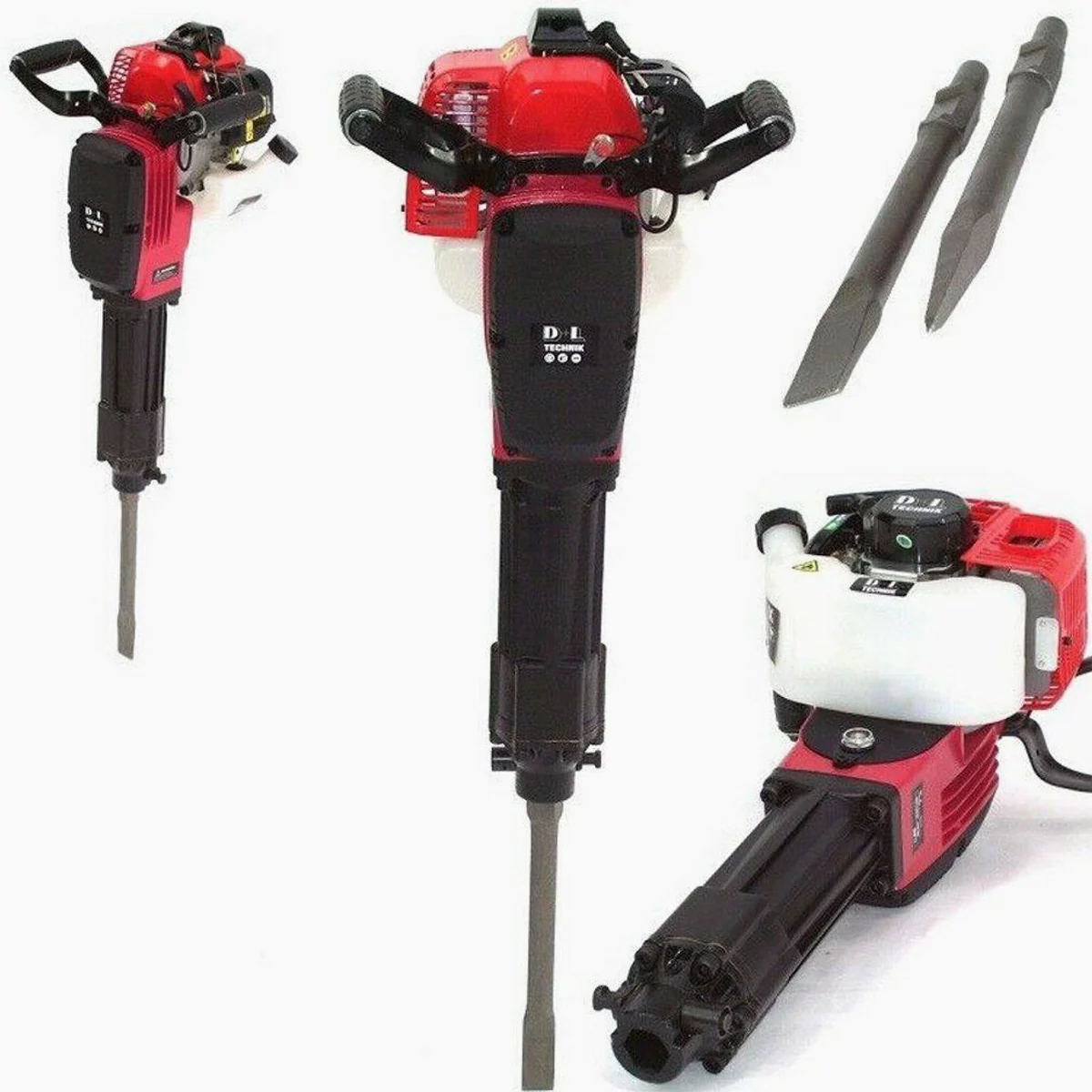 Apex Abbruchhammer 2 PS, hohe Schlagkraft, ergonomisches Design, inklusive Meißelset