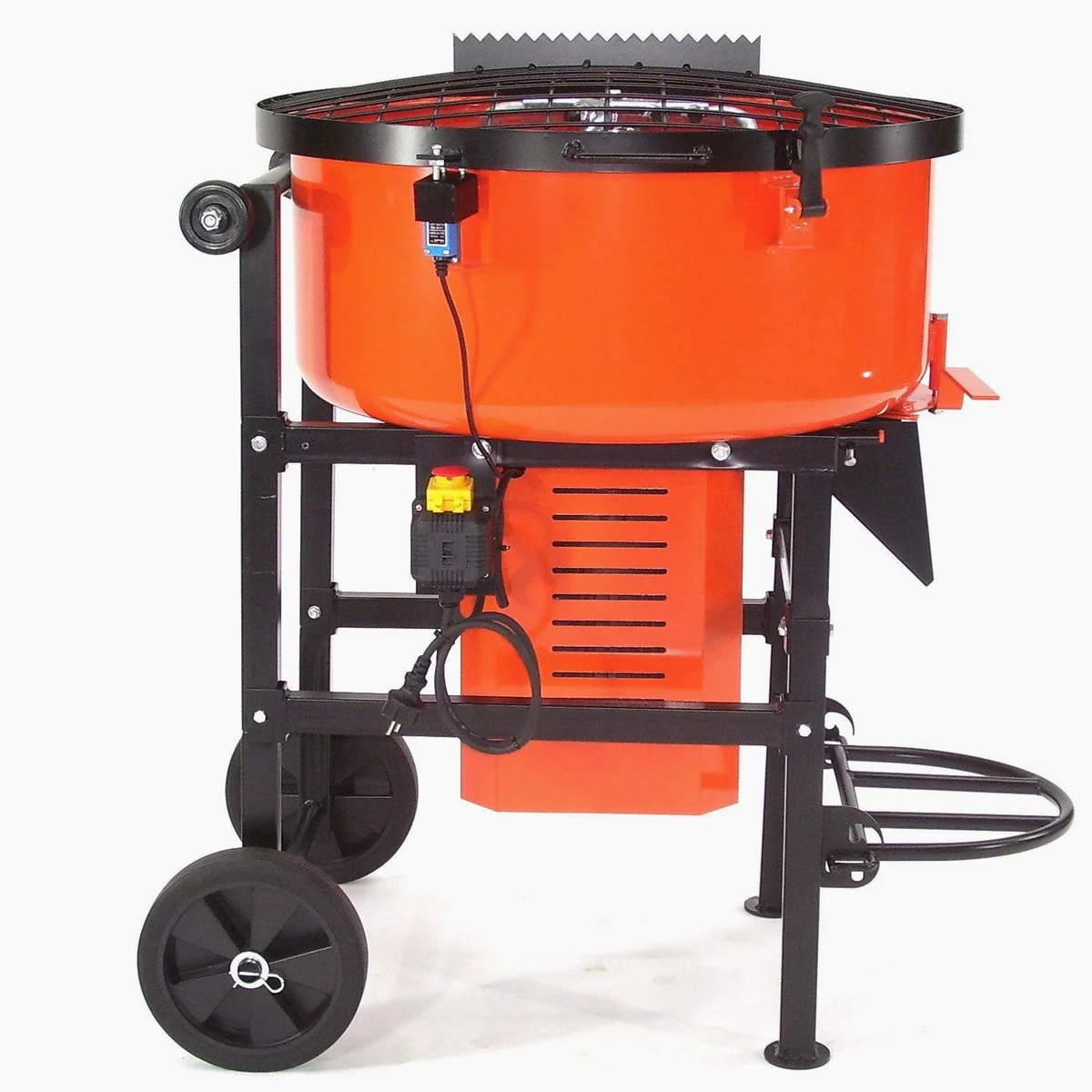 Apex Zwangsmischer 120L, leistungsstarker 1500W Motor, klappbare Entnahmeklappe 2