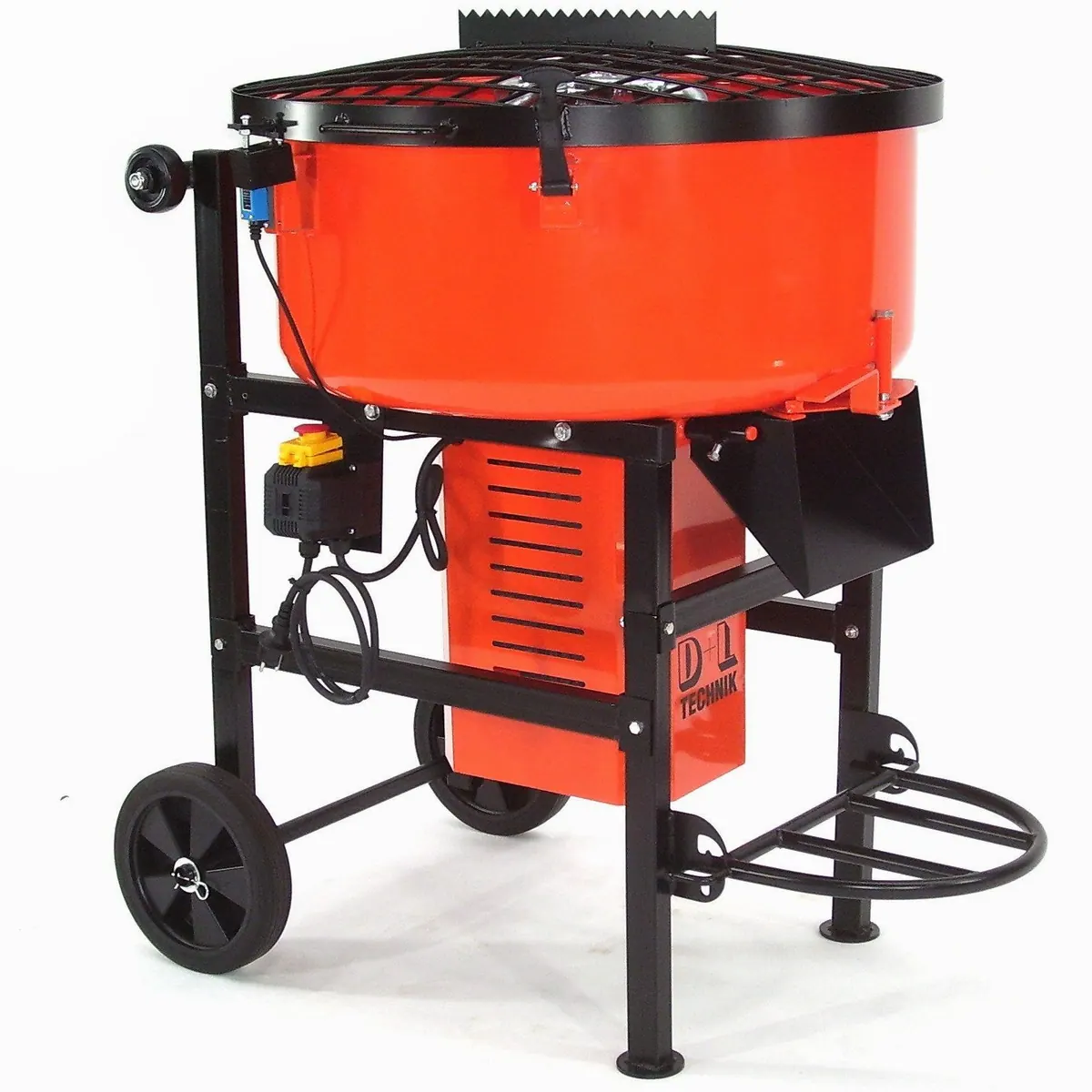 Apex Zwangsmischer 120L, leistungsstarker 1500W Motor, klappbare Entnahmeklappe 3