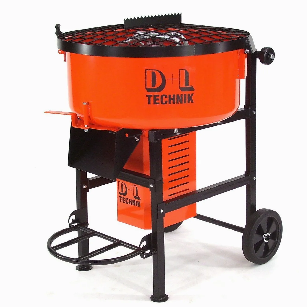 Apex Zwangsmischer 120L, leistungsstarker 1500W Motor, klappbare Entnahmeklappe 4