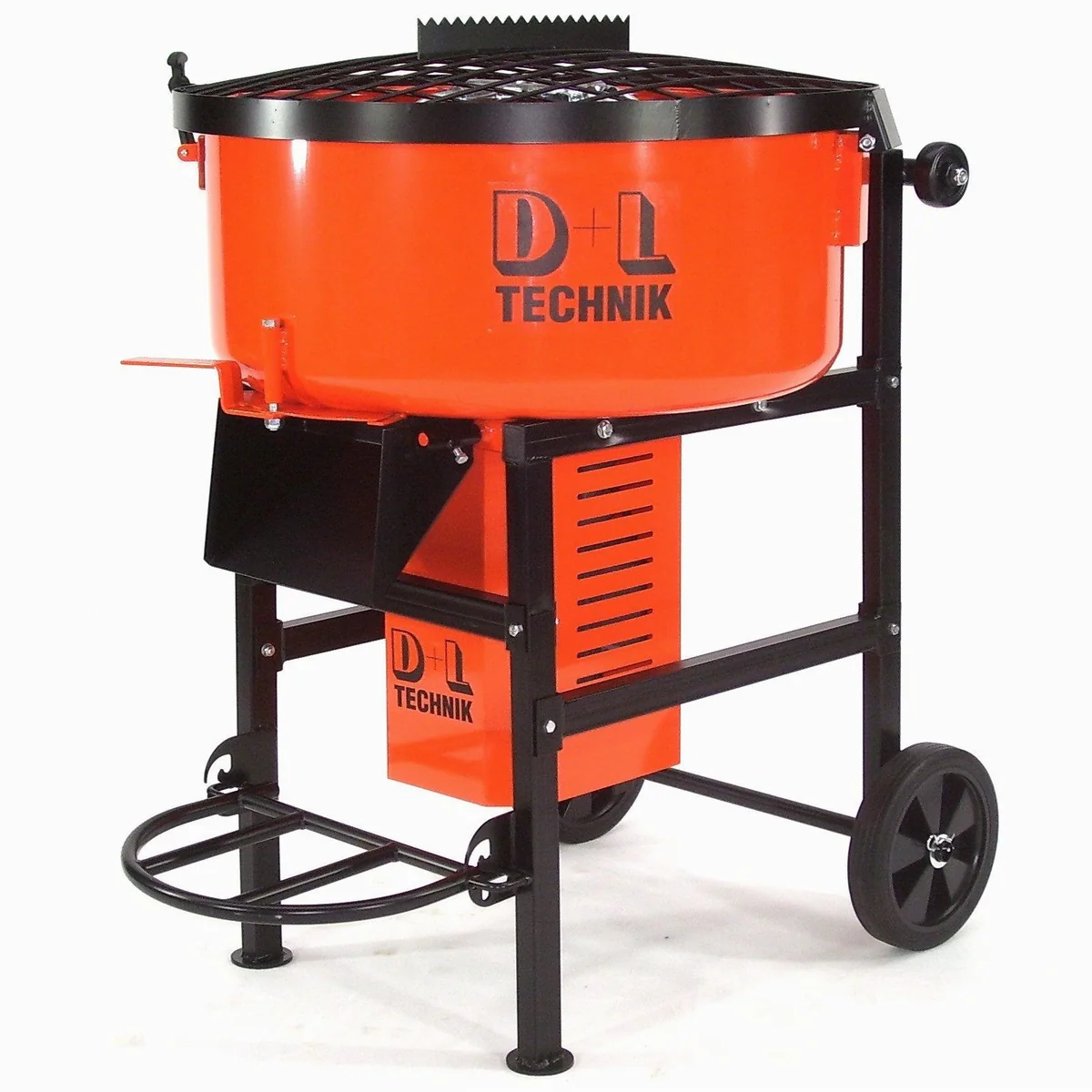 Apex Zwangsmischer 120L, leistungsstarker 1500W Motor, klappbare Entnahmeklappe 5