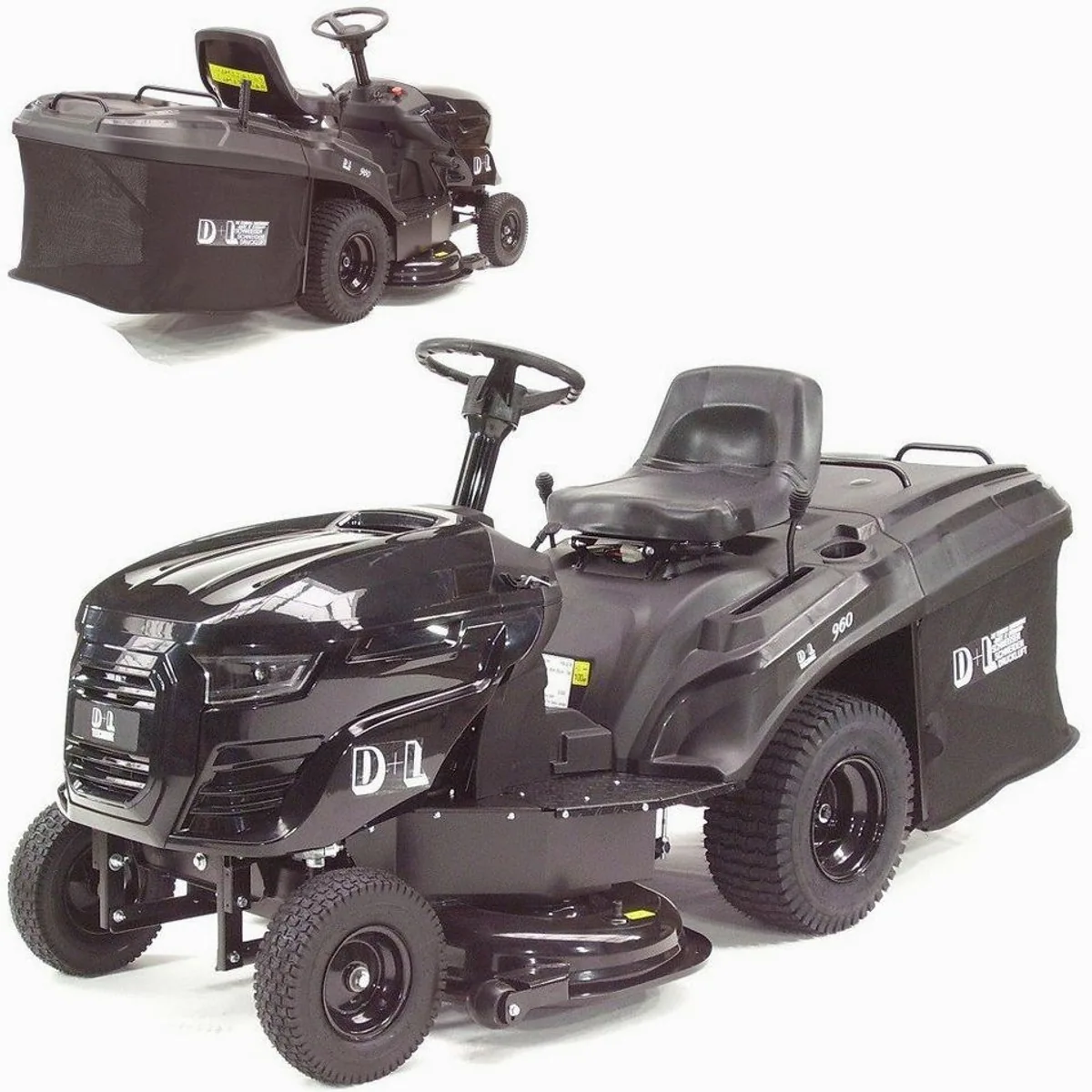 Apex Benzinrasenmäher 960, leistungsstarker 11PS Motor, 210L Fangkorb, Elektrostart