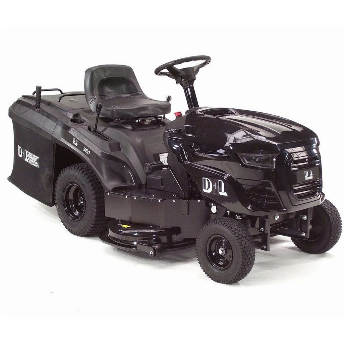 Apex Benzinrasenmäher 960, leistungsstarker 11PS Motor, 210L Fangkorb, Elektrostart 4