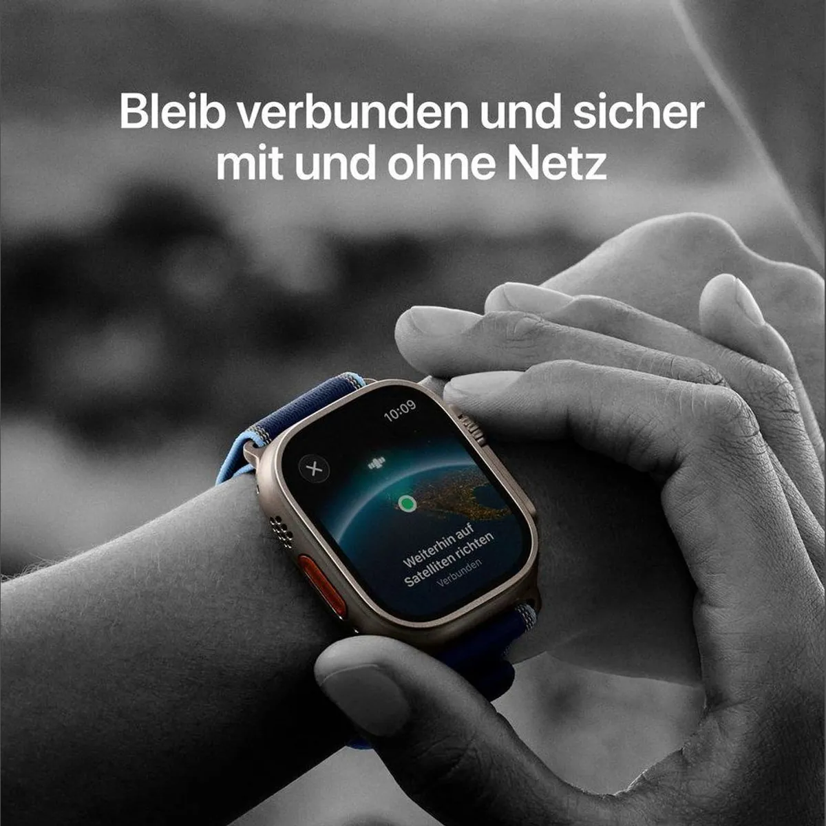 Apple Watch Ultra 3 GPS + Cellular, integrierte Satellitenkommunikation, Dual-Frequenz GPS 4