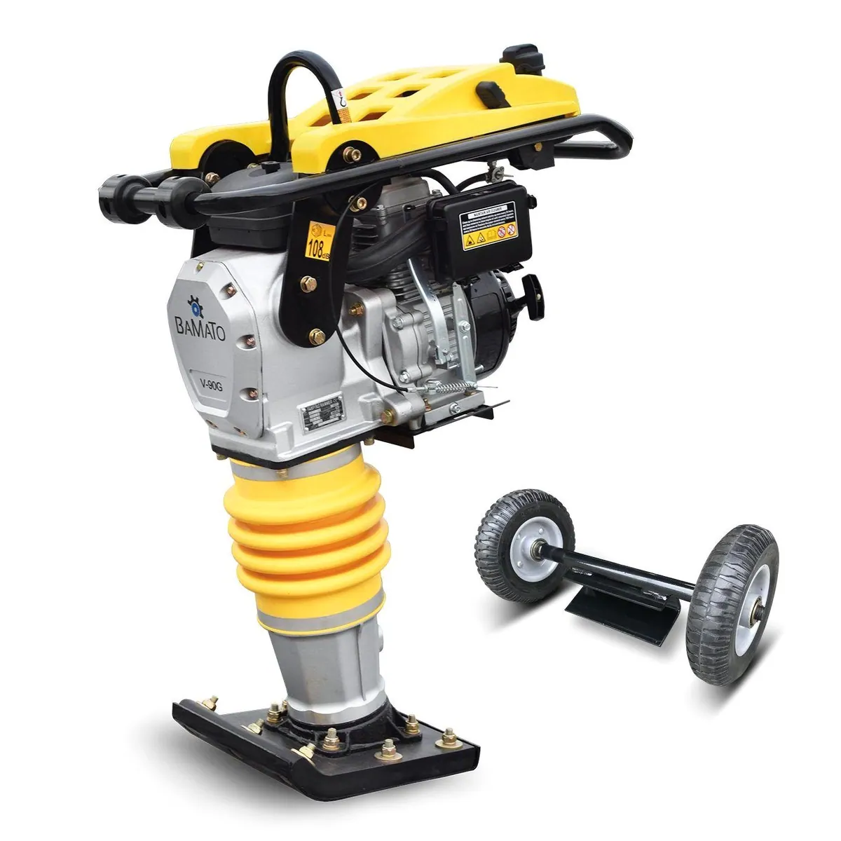 BAMATO Vibrationsstampfer V-90G, 4-Takt Motor, hohe Stampfkraft