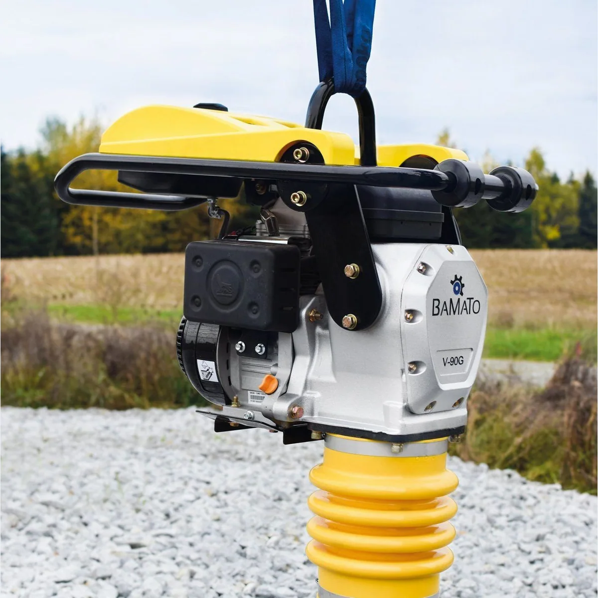 BAMATO Vibrationsstampfer V-90G, 4-Takt Motor, hohe Stampfkraft 5