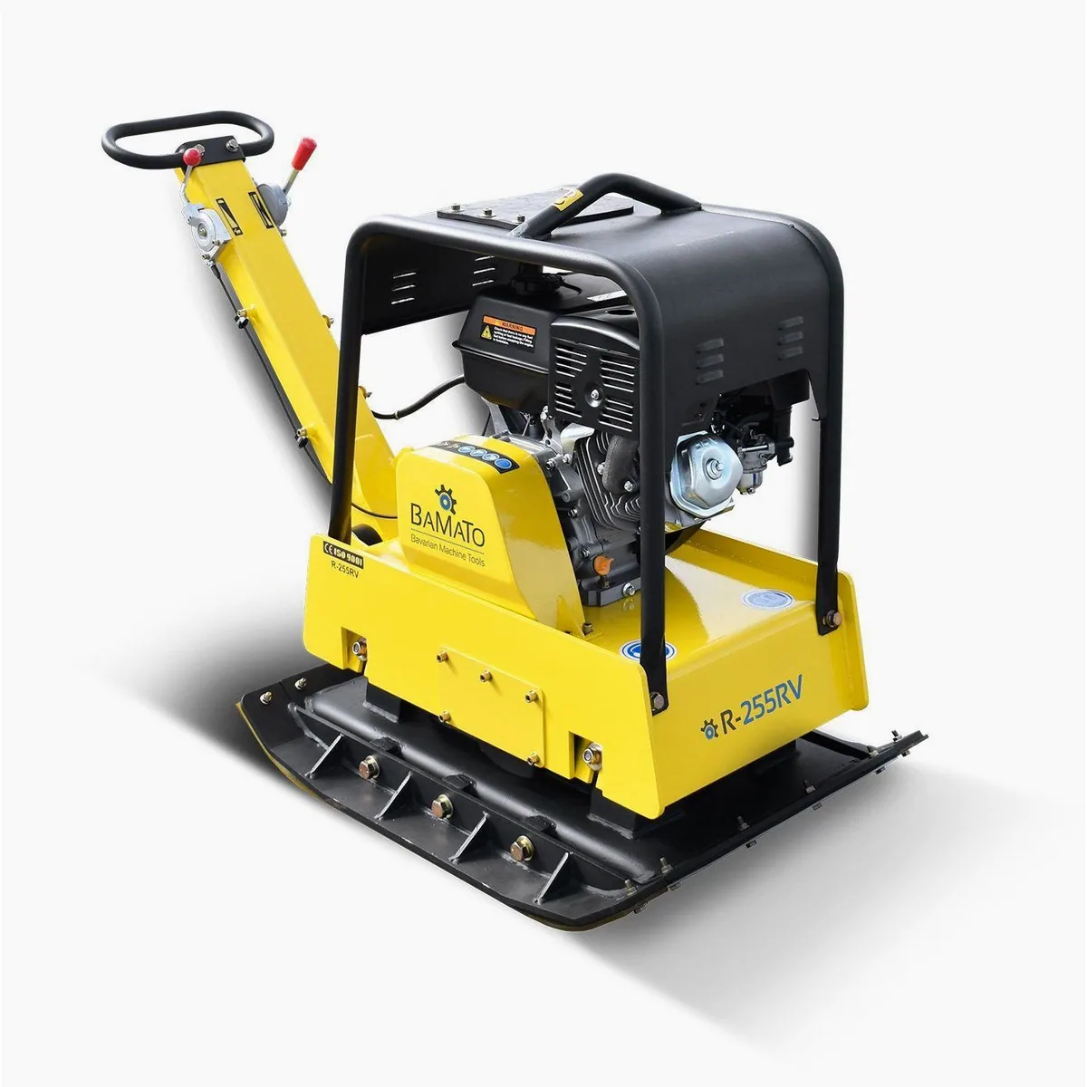 BAMATO Rüttelplatte R-255RV, max. 3750 vpm, 8,2 kW Benzinmotor, inklusive Zubehör