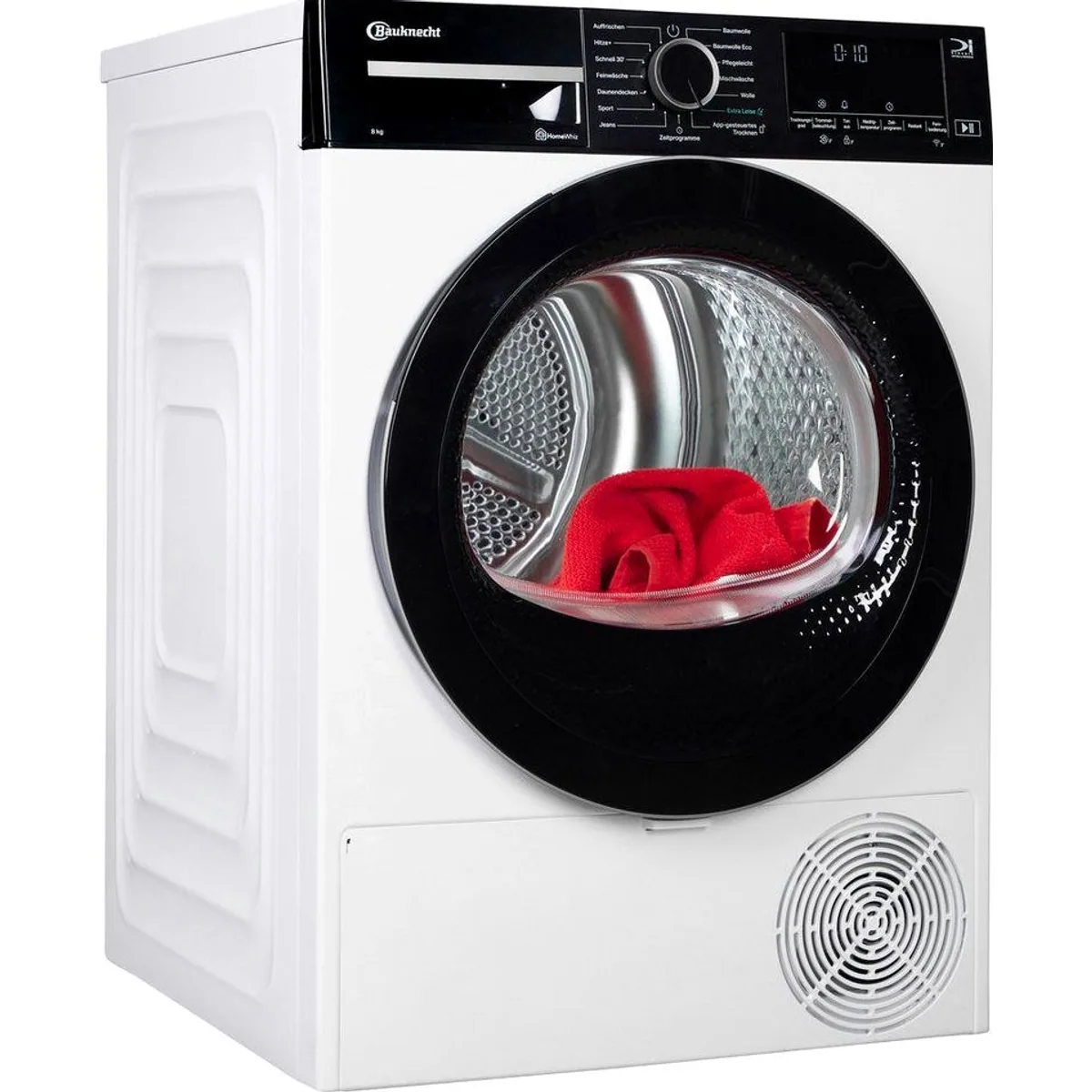 BAUKNECHT TR SUPER ECO 8A, Energieeffizienz A, Silent Spin – Leise und schonende Trocknung