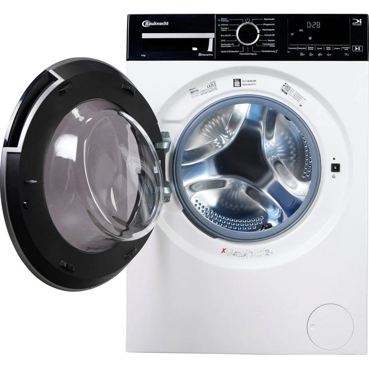 BAUKNECHT B WM Smart Eco 9A, 9 kg, 1400 U/min, Adaptive Wash-Technologie 2