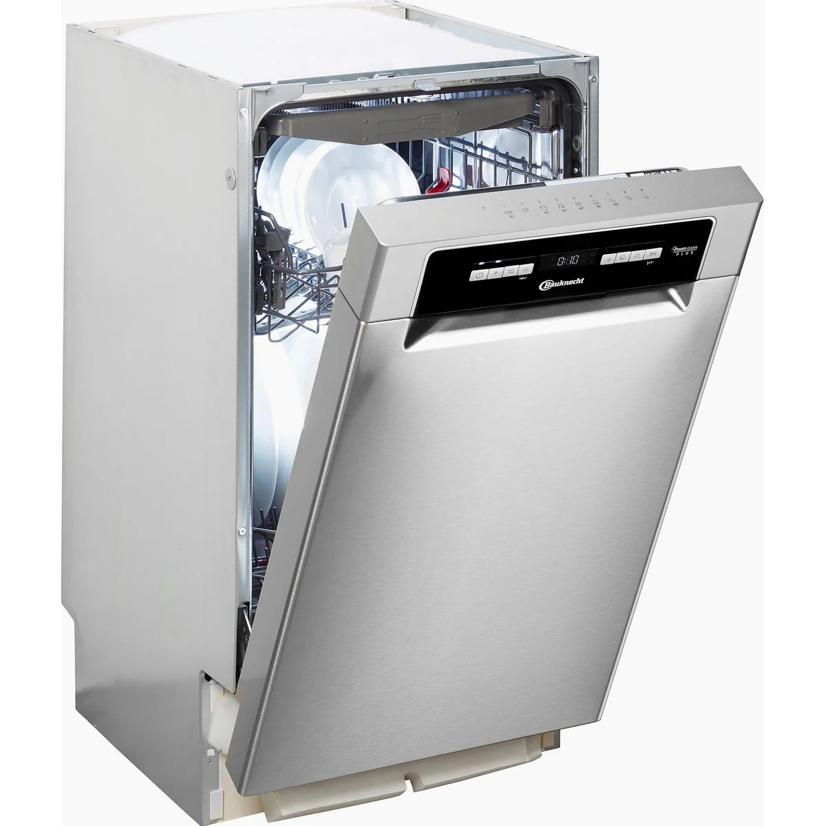 BAUKNECHT BSUO 3O21 PF X, 10 Maßgedecke, PowerClean-Düsen, Automatikprogramm 5