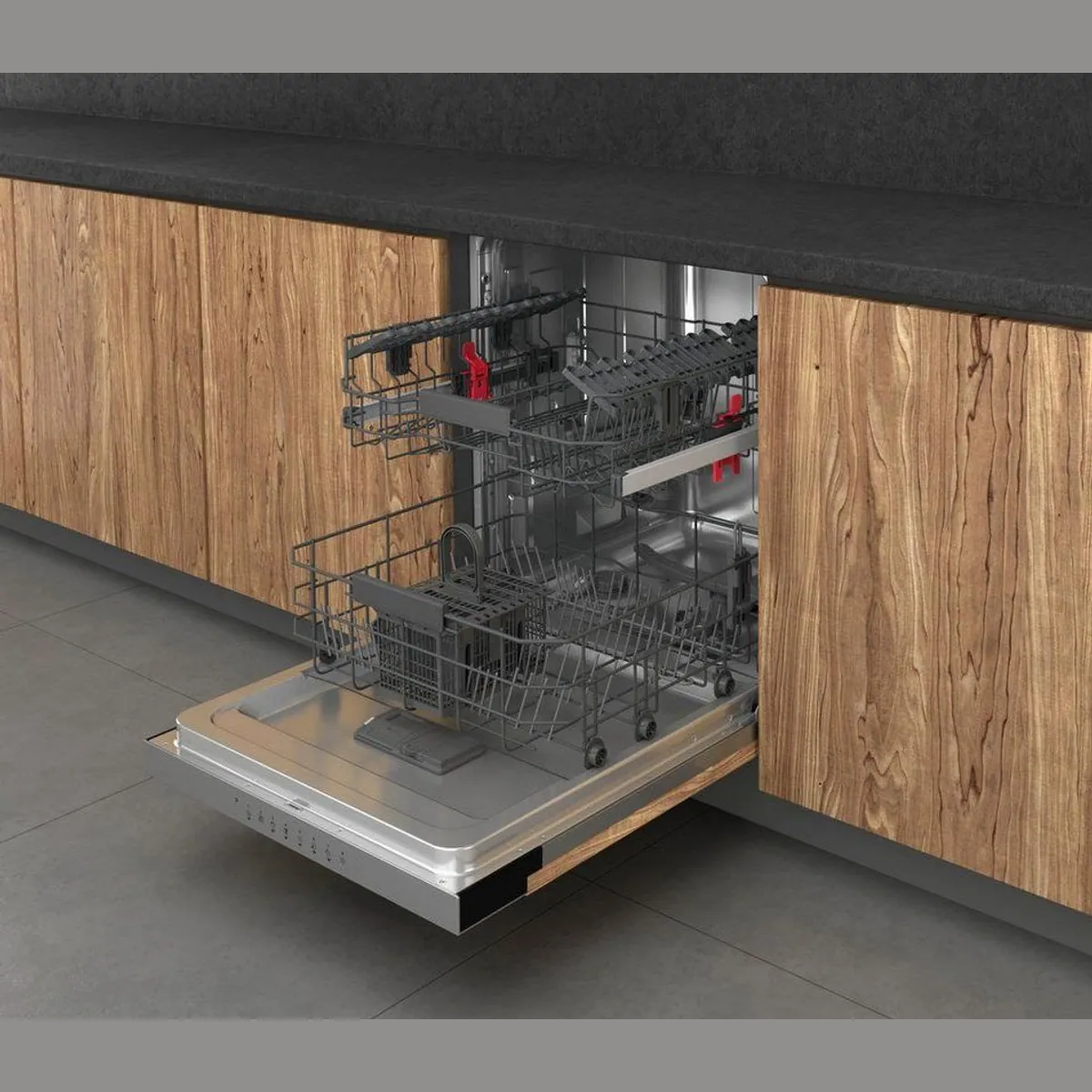 BAUKNECHT OBBC ECOSTAR 5320, teilintegrierbarer Geschirrspüler, 14 Maßgedecke, ActiveDry-Funktion 4