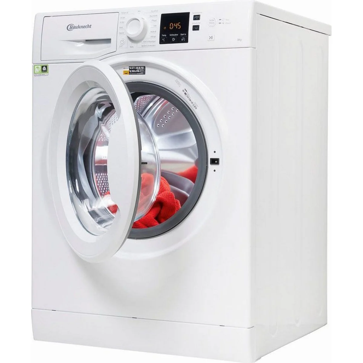 BAUKNECHT BPW 814 A Waschmaschine, 8 kg, 1400 U/min, Energieeffizienzklasse A 2