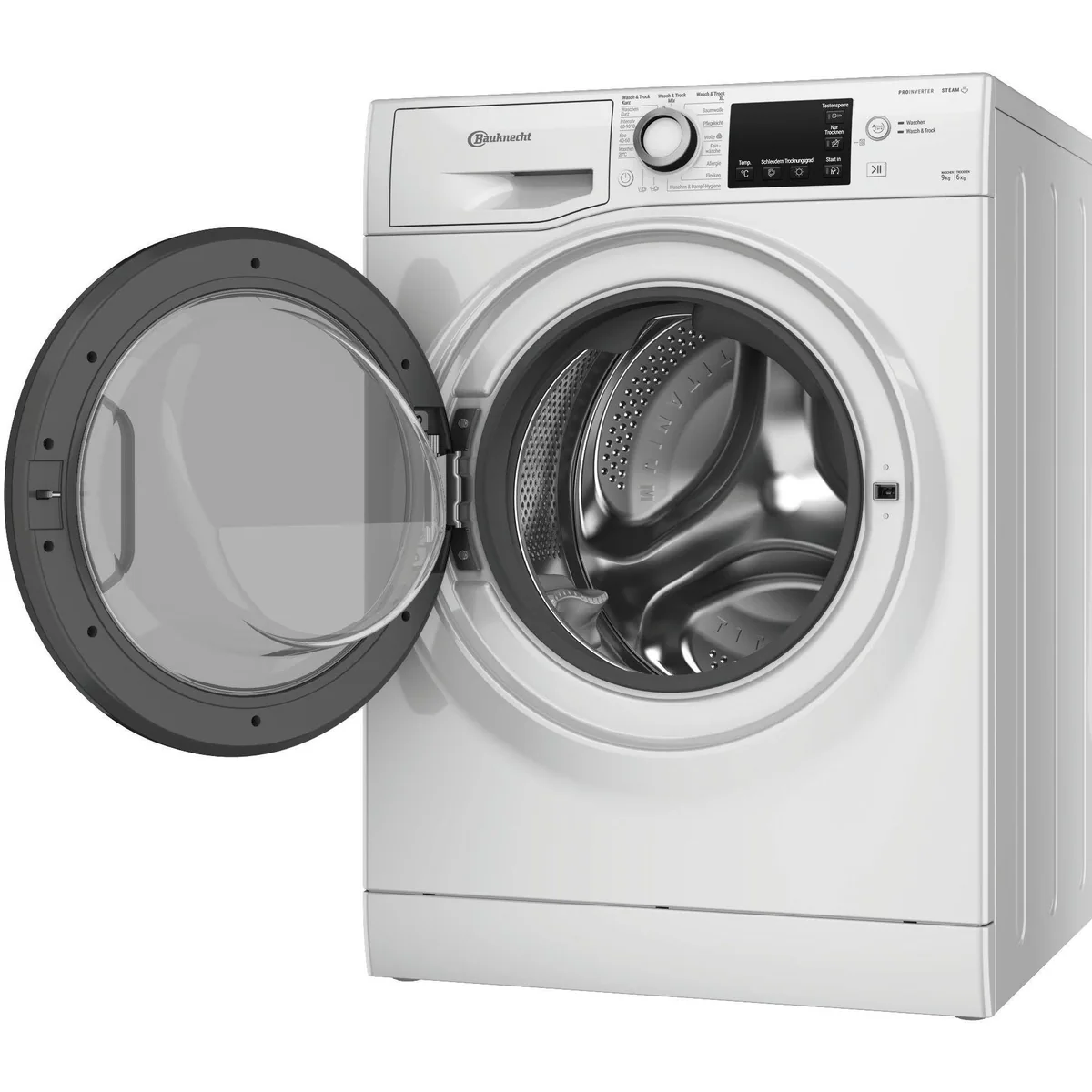 BAUKNECHT WT Super Eco 96S 41 N, 9 kg Waschen, 6 kg Trocknen, 1400 U/min, Fleckenentfernung bei 20°C 2