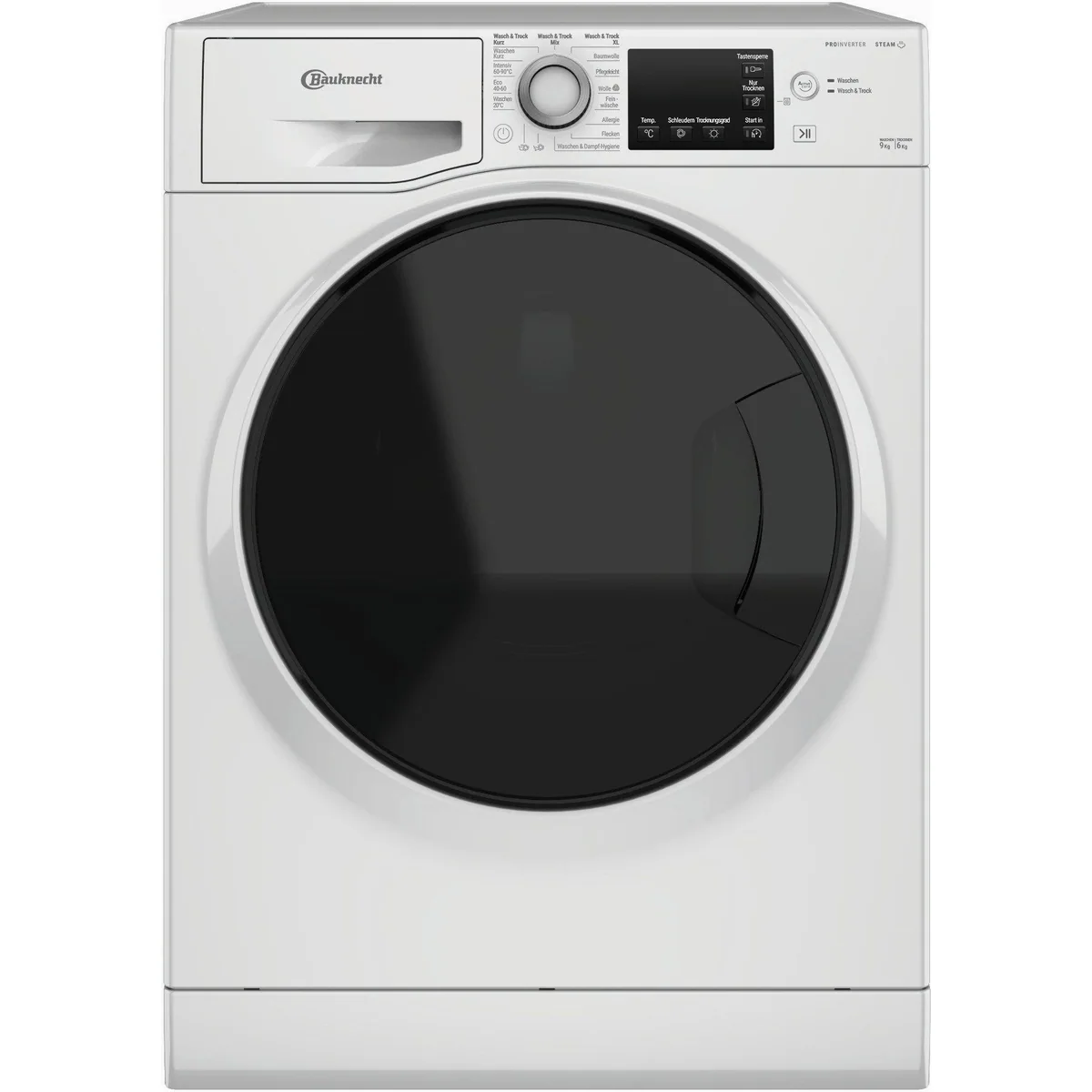 BAUKNECHT WT Super Eco 96S 41 N, 9 kg Waschen, 6 kg Trocknen, 1400 U/min, Fleckenentfernung bei 20°C 3