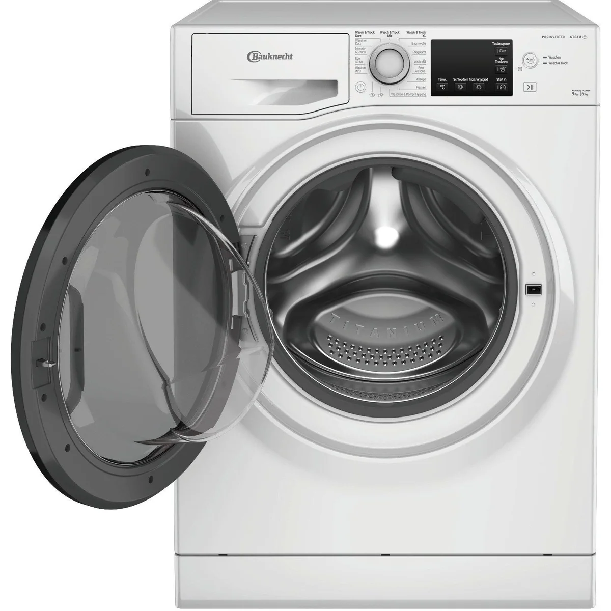 BAUKNECHT WT Super Eco 96S 41 N, 9 kg Waschen, 6 kg Trocknen, 1400 U/min, Fleckenentfernung bei 20°C 4
